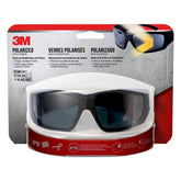 3M Polarized Safety Glasses ANSI Z87.1 Certified – Anti-Fog Scratch-Resistant Lenses with UV Protection, Impact-Resistant Wraparound Eyewear with Storage Bag and Lanyard